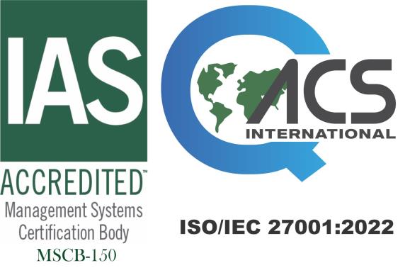 Certificazione ISO/IEC 27001:2022